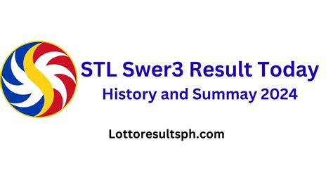 history swertres result|stl result today.